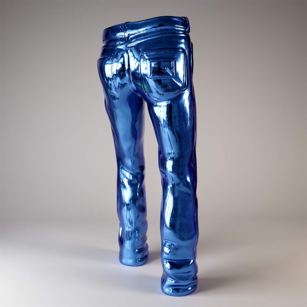 Decorative Jeans For Interior Decor Sculpture - Image 3