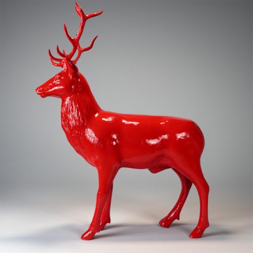 Fiberglass Deer Life - Size Figure - Single Color