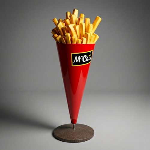 Outdoor Advertising French Fries Fiberglass Figure