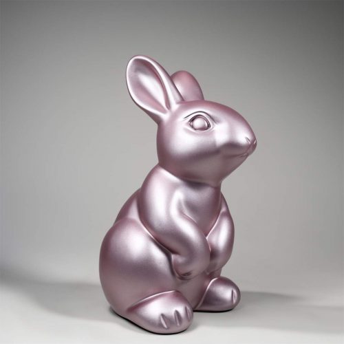 Decorative Figure Easter Bunny - Powder Pink