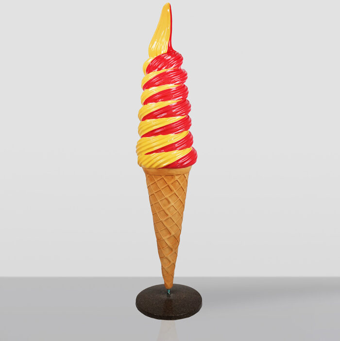 Advertising Model of American/Swirl Ice Cream - Mango - Image 2