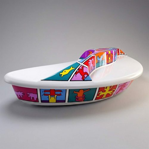 Decorative Utility Bench for Office or Shopping Mall