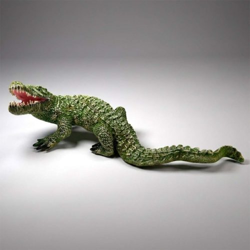 Fiberglass Decoration Crocodile Figure - Natural Color.