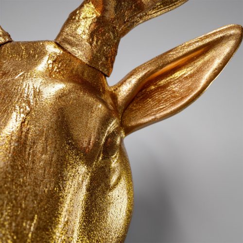 3D Decorative Figure - Large Deer with Gold Glitter
