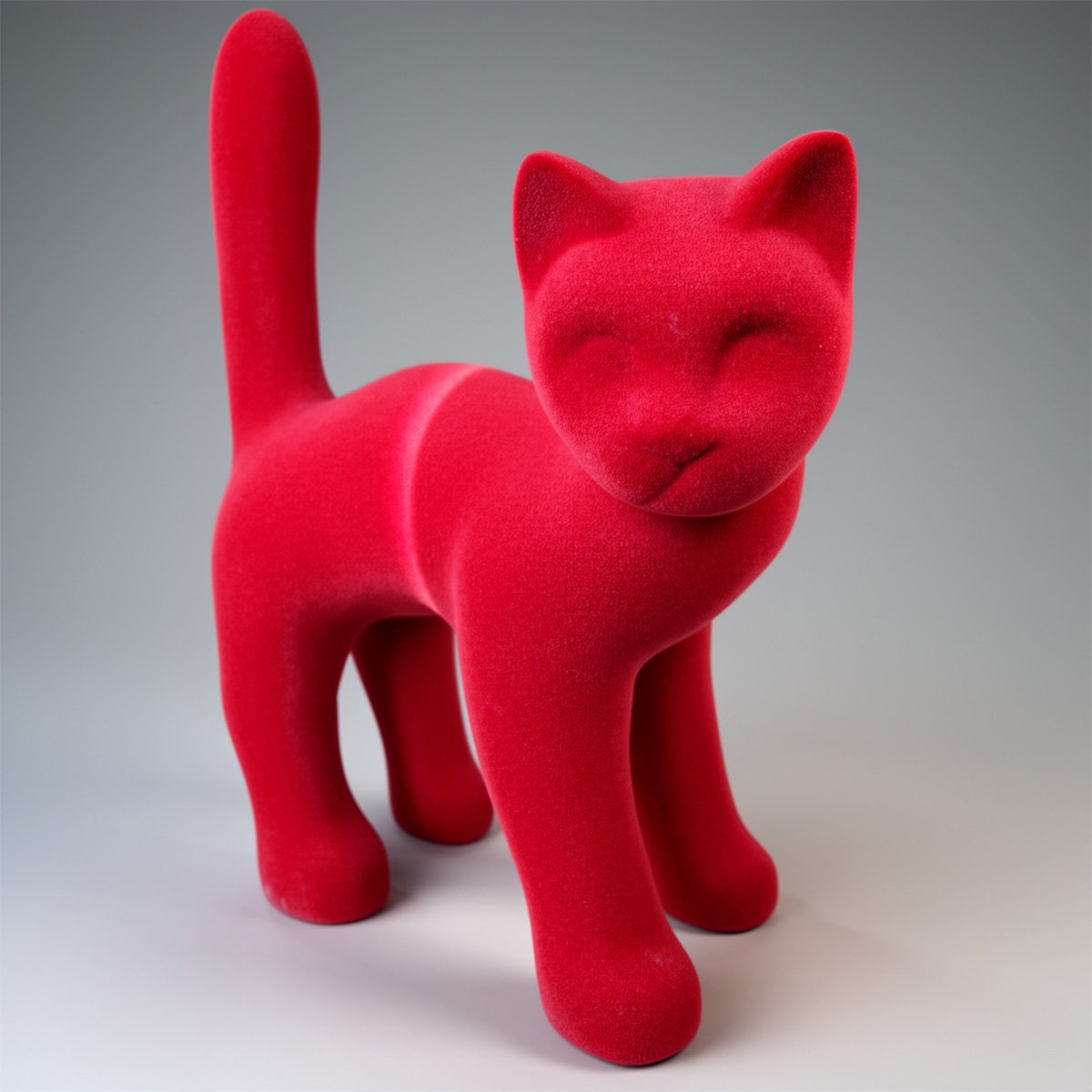 Small cat resin handmade décor figurine