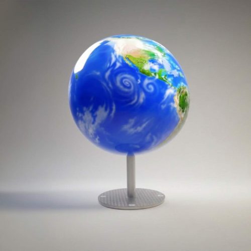 Large Fiberglass City Decoration Globe Ø-150cm