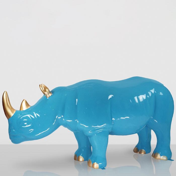 Decorative Rhinoceros Figure