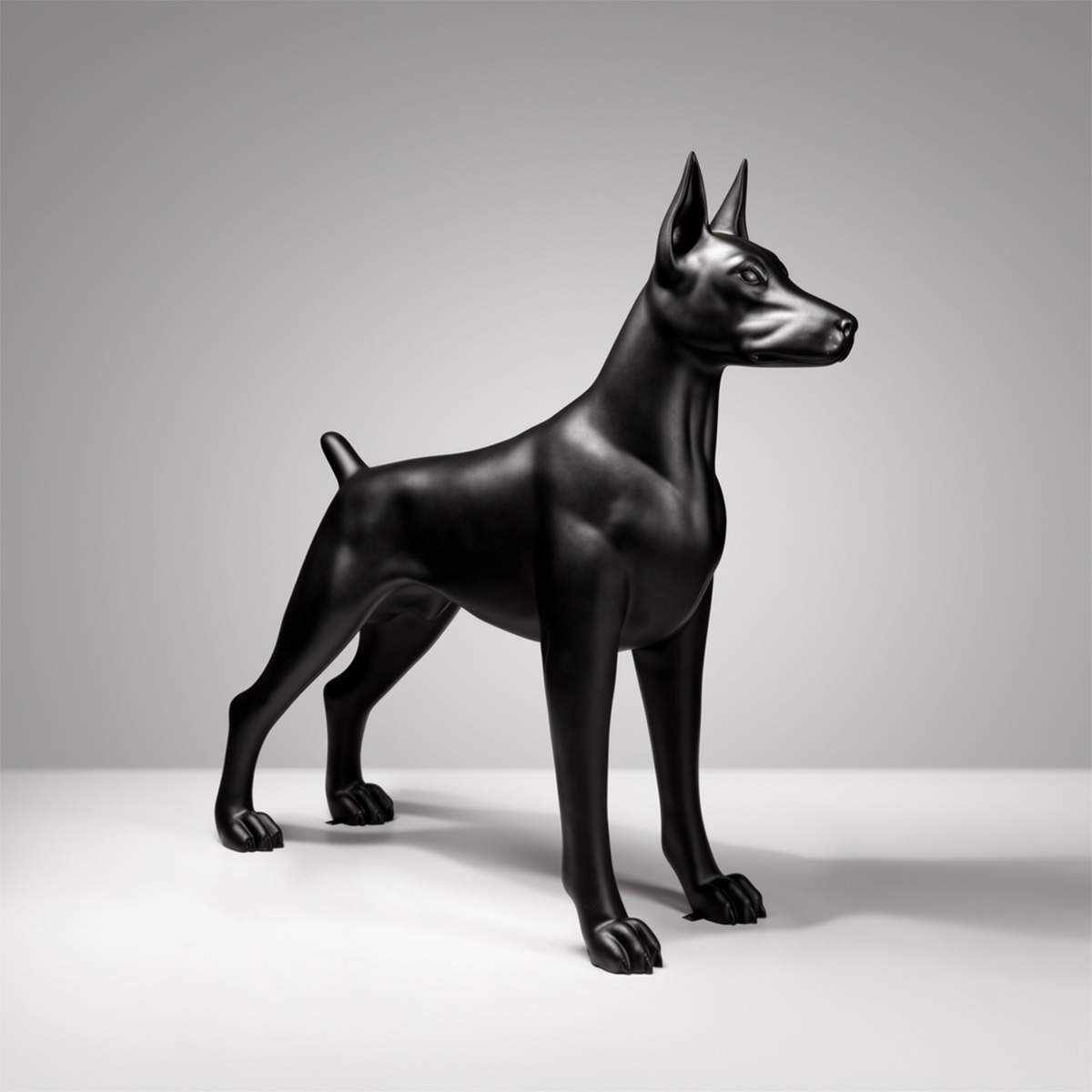 Large Decorative Doberman Figure - Image 3