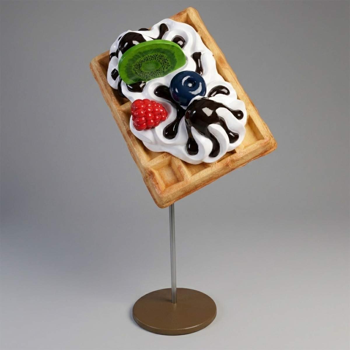 Large Advertising Waffle Z Owocami Figure