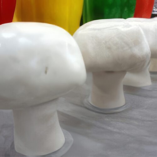 3D advertising mushroom figurine, 60cm.