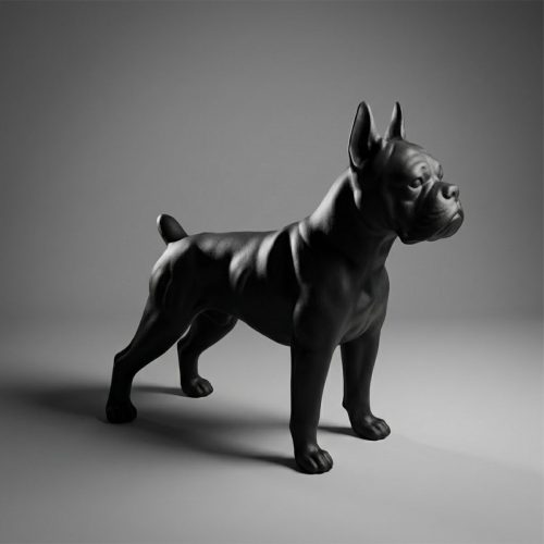 Boxer Dog Decorative Figure - Single Color