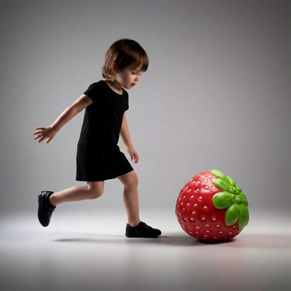 Small Advertising Strawberry Figure - Image 2