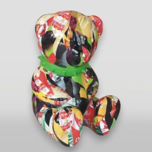 Finish in POP ART - NEO-POP style 3 Decorative figure Teddy Bear - pop-art