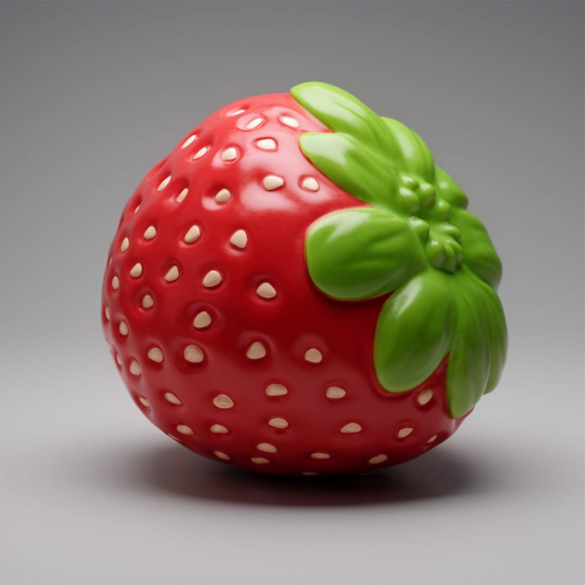 Small Advertising Strawberry Figure