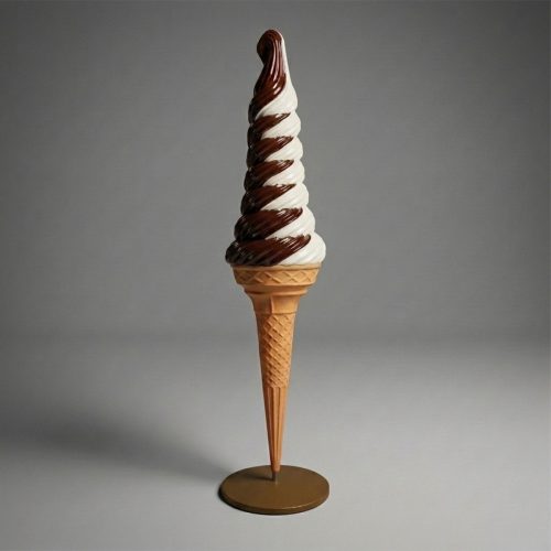 Floor Mounted Large Advertising Ice Cream