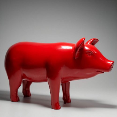 Large Decorative Figure - Pig