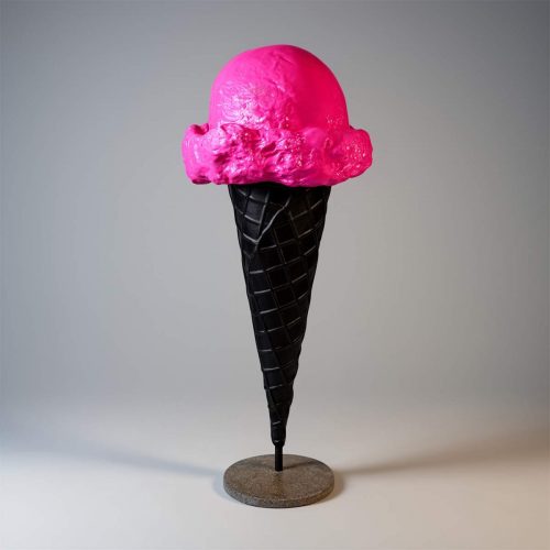 Advertising fiberglass gelato ice cream figure