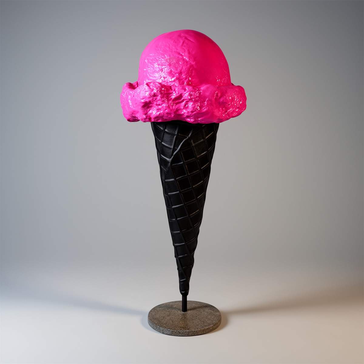 Advertising Scoop Ice Cream Gelato Figure