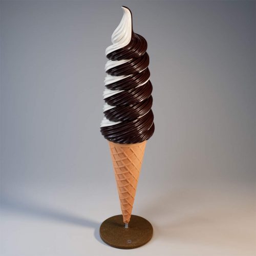 Advertising Ice Cream Figure American Style