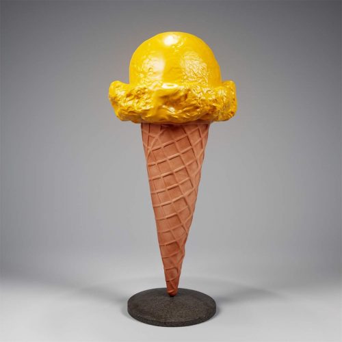 Advertising fiberglass gelato ice cream figure