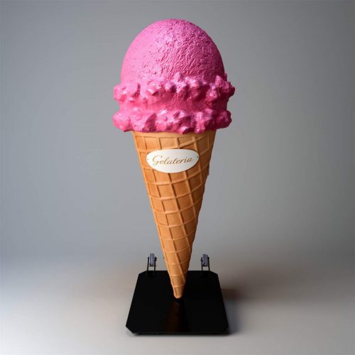 Advertising fiberglass double gelato