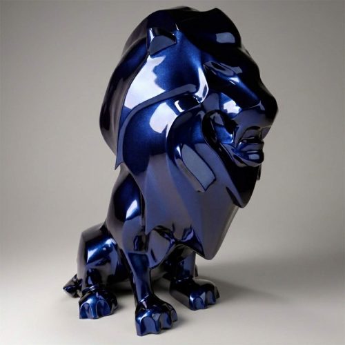 Fiberglass Large Modern Lion Sculpture