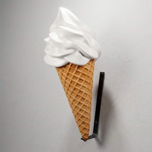 Creamy Soft Serve Ice Cream Advertisement Figure