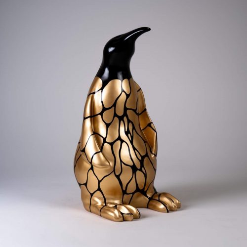 Pingwin 100 cm - złote łaty