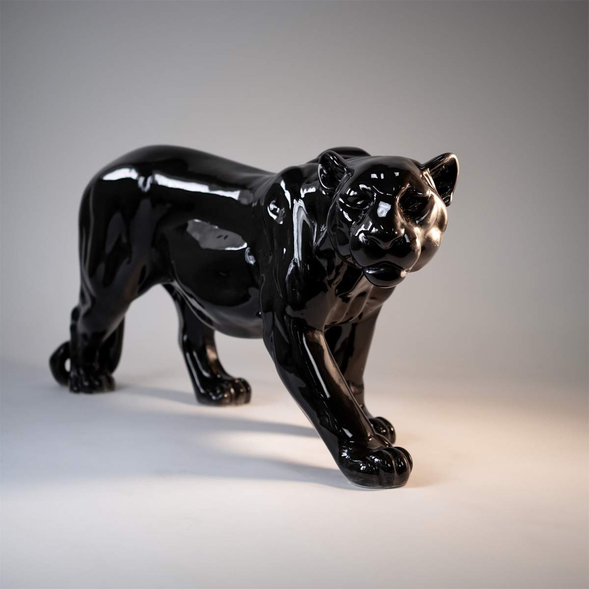 Decorative Panther Standing Life Size Figure