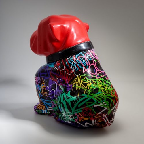 Bulldog Angelo 40cm dog - spray