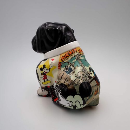 Bulldog Angelo 60cm dog - Mickey Mouse