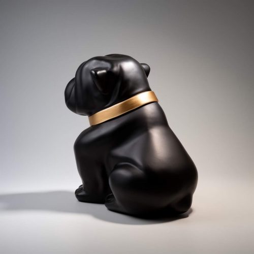 Dog Bulldog Angelo 60cm - Matte Painting