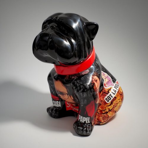 Bulldog Angelo 60cm dog - La Casa de Papel