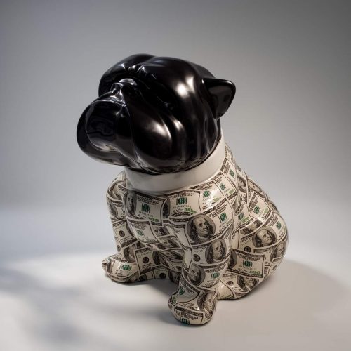 Bulldog Angelo 40cm dog - Dollars