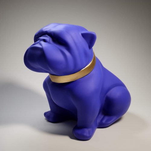 Dog Bulldog Angelo 40cm - Matte Painting