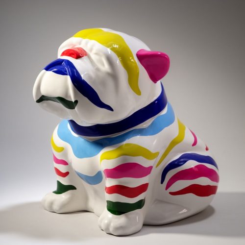 Bulldog Angelo 60cm dog - stripes