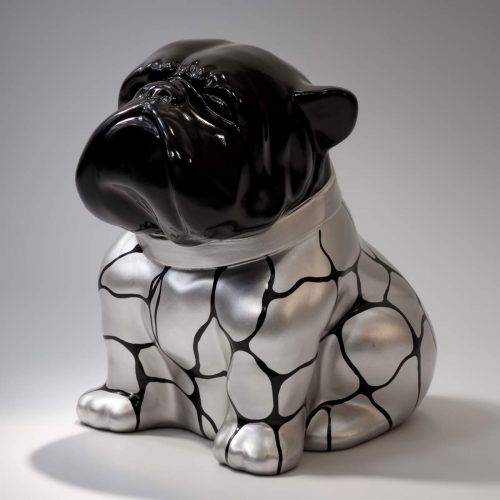 Bulldog Angelo 60cm dog - patches