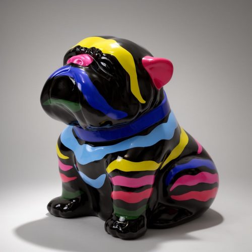 Bulldog Angelo 40cm dog - stripes
