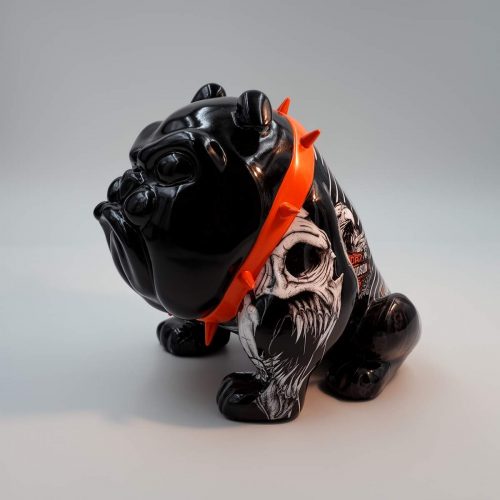 Bulldog Avella 55cm dog - Harley Davidson