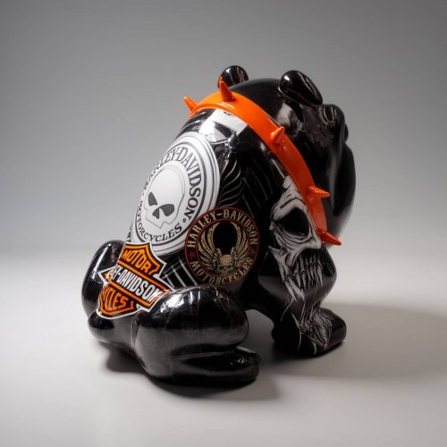 Bulldog Avella 55cm dog - Harley Davidson
