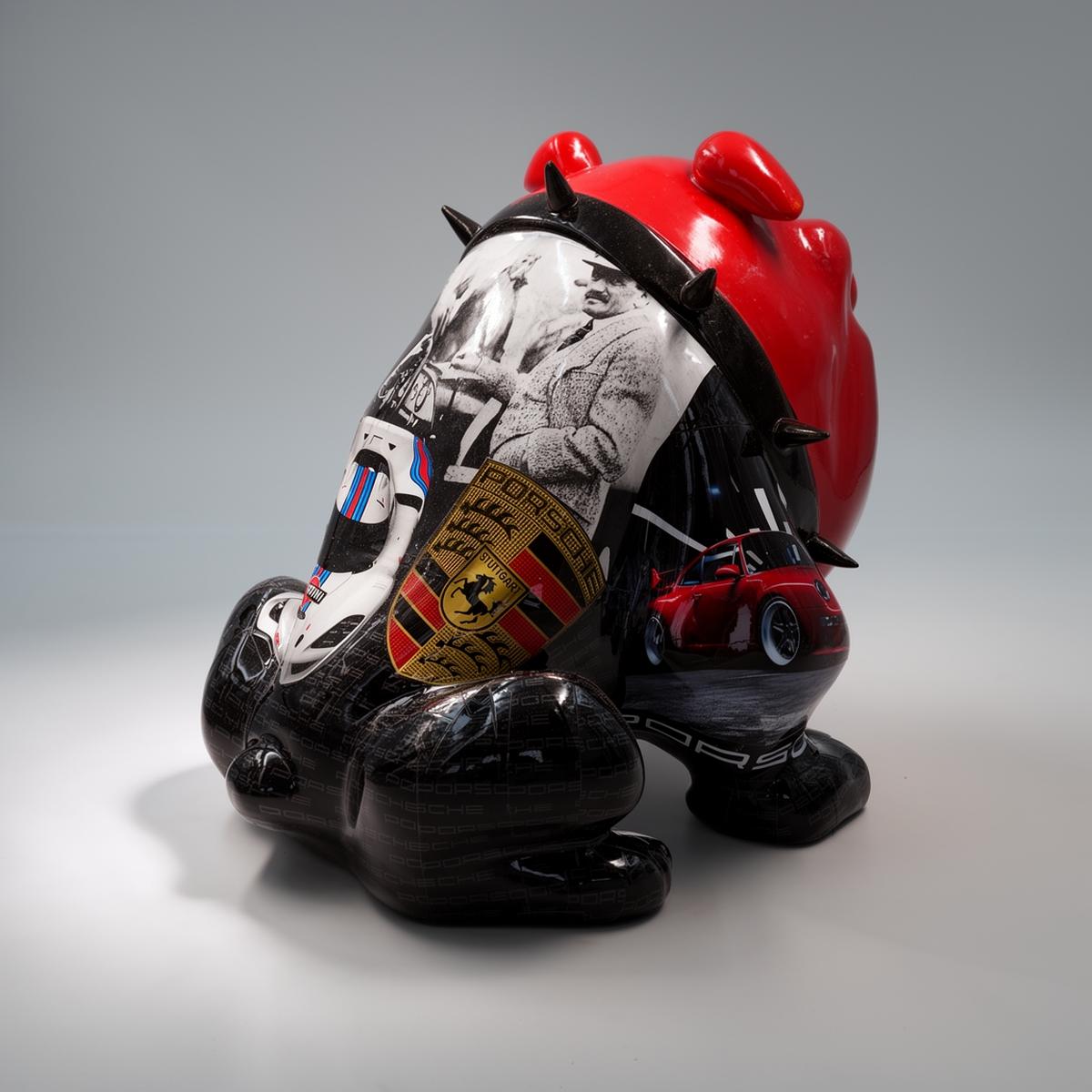 Decorative Bulldog Avella 55 cm Porsche Figure - Image 2