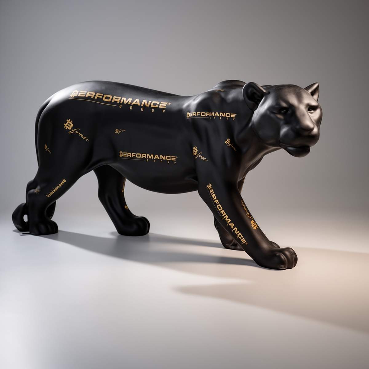 Life Size Standing Panther Performance Decorative Figure - Image 2
