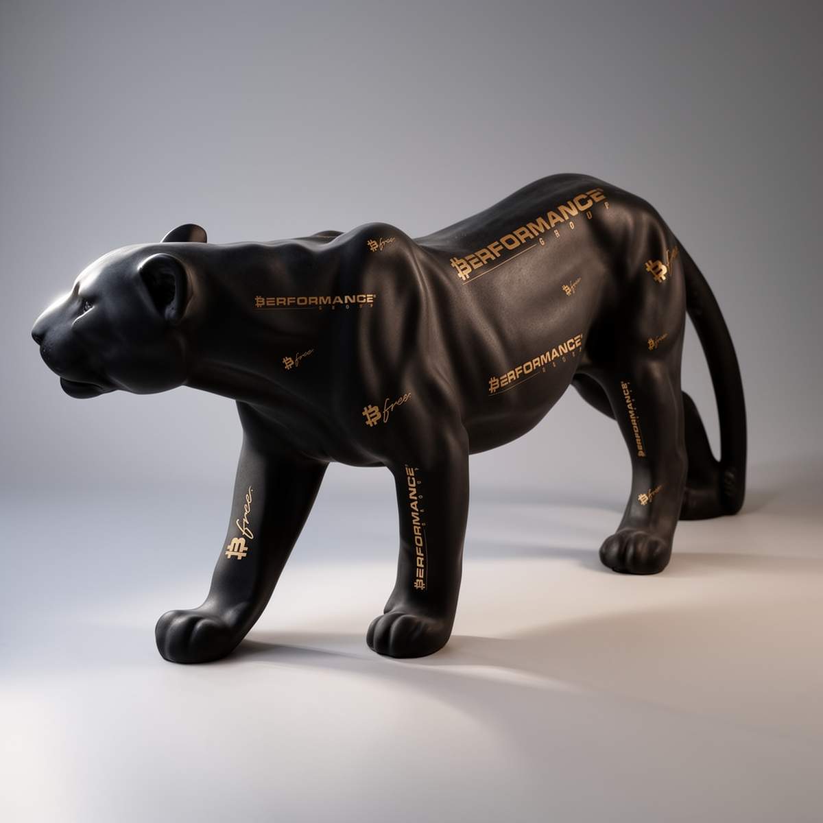 Life Size Standing Panther Performance Decorative Figure - Image 3