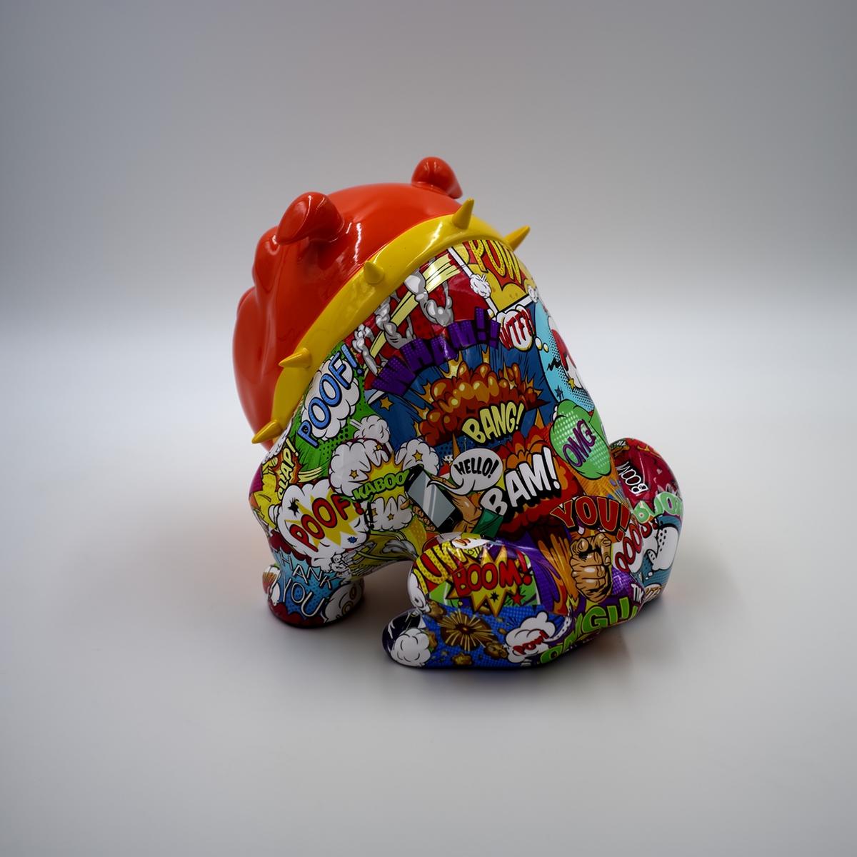 Decorative Bulldog Avella 55 cm Pop Art Figure - Image 3