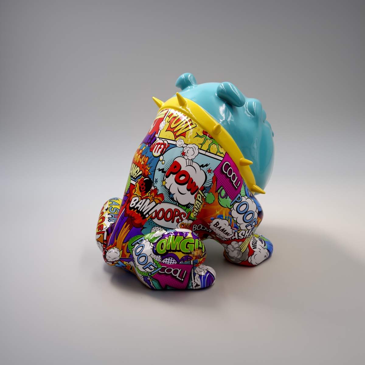Decorative Bulldog Avella 55 cm Pop Art Figure - Image 4