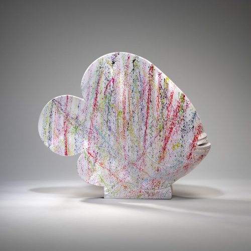 XL Fish Figure – white splash effect