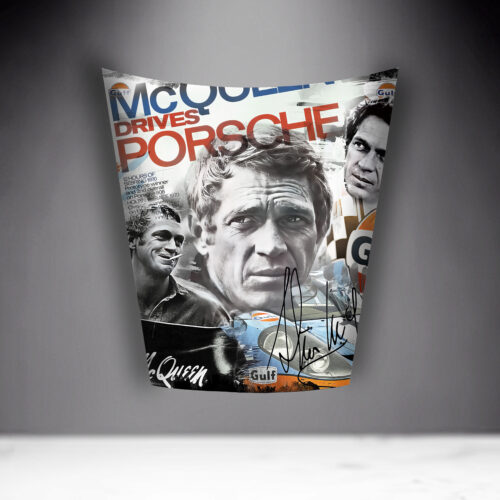 Poster featuring multiple images of a man with the text 