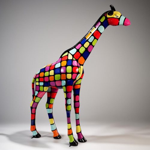 Large Life-Size Giraffe Figure - Smartie