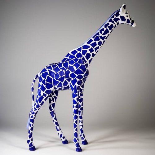 Large Life-Size Giraffe Figure - Modern