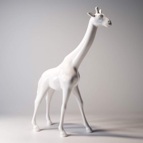 Large Giraffe 230cm White Version